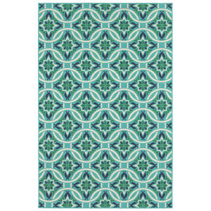 Meridian 5868l Blue/Green Area Rug