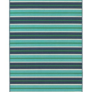 Meridian 9652f Blue/Green Area Rug