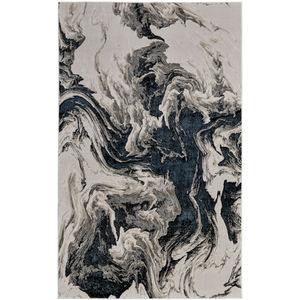 Micah 39LPF Ivory/Black/Taupe Rug