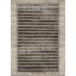 Mika MIK-07 Charcoal/Ivory Area Rug