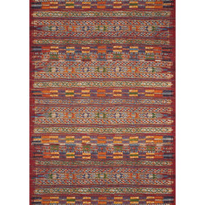 Mika MIK-09 Red/Multi Area Rug