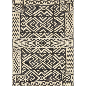 Mika MIK-13 Ivory/Black Area Rug