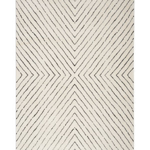 Modern Comfort MNC01 Ivory Black Area Rug