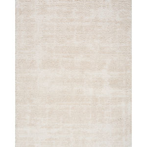 Modern Shag MMD04 Ivory Beige Area Rug