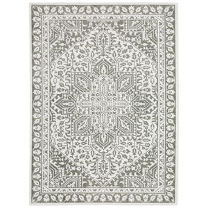 Montecito 1101w Grey/White Area Rug