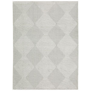 Montecito 8111w Grey/White Area Rug