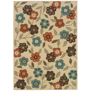 Montego 2267y Ivory/Brown Area Rug