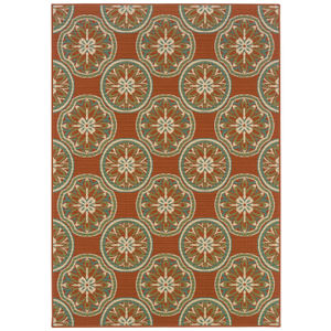 Montego 8323d Rust/Ivory Area Rug