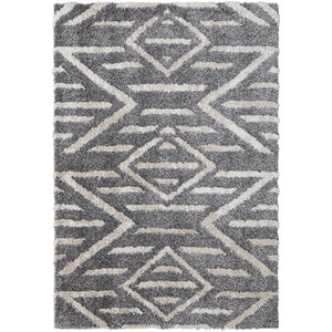Mynka 39IBF Gray/Ivory Area Rug