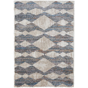 Mynka 39IFF Tan/Ivory/Blue Area Rug