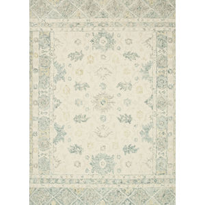 Norabel NOR-01 Ivory/Slate Area Rug