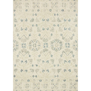 Norabel NOR-02 Ivory/Grey Area Rug