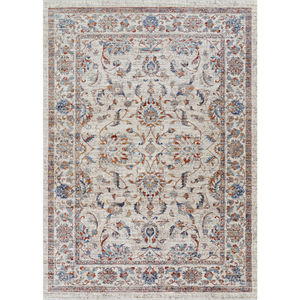 Nostalgia Persian Tabriz Antique Cream Area Rug