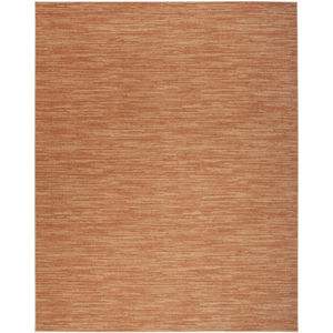 Nourison Essentials NRE01 Rust Area Rug