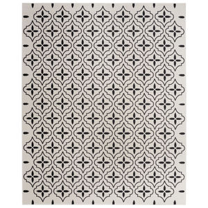 Nourison Essentials NRE04 Ivory Black Rug