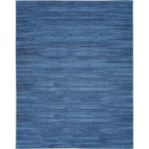 Nourison Washables NWB03 Blue Area Rug