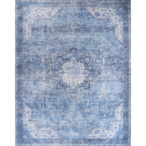 Nourison Washables NWB15 Blue Area Rug