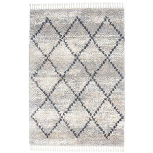 Oslo Shag OSL01 Silver Grey Area Rug