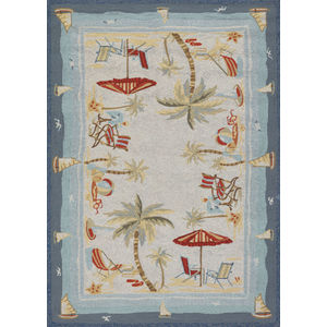 Outdoor Escape Pacific Heights Ocean Area Rug