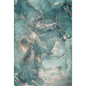 Odyssey OY11 Teal Area Rug