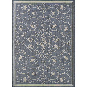Palo Santo Ensenada Pool Blue Area Rug