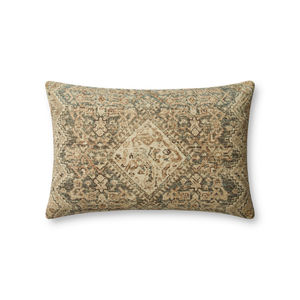 Midnight PAR0001 Slate/Sand 13''x21'' Pillow