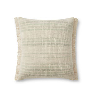Forrest PAR0007 Ivory/Sage 18''x18'' Pillow
