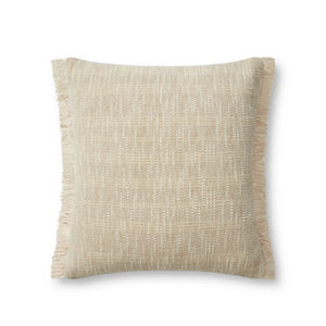 Bella PAR0008 Sand/Natural 18''x18'' Pillow