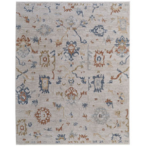 Pasha 39M8F Ivory/Blue/Gold Area Rug