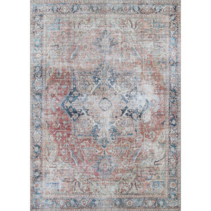 Pasha Antique Kashan Rust Area Rug