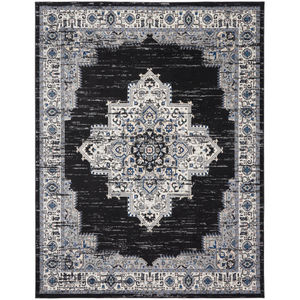Passion PSN03 Black Ivory Area Rug
