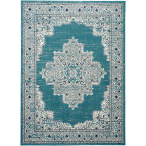 Passion PSN03 Turquoise Grey Area Rug