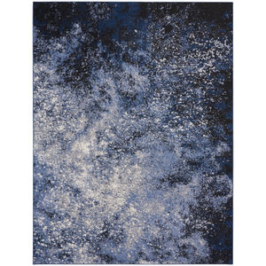 Passion PSN10 Light Blue Black Area Rug