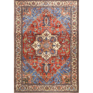 Percy 39AHF Blue/Red/Ivory Area Rug