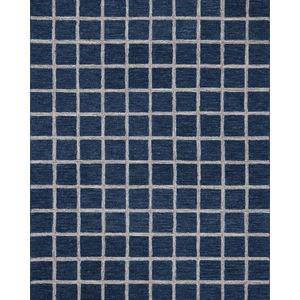 Polly POL-05 Navy/Silver Area Rug