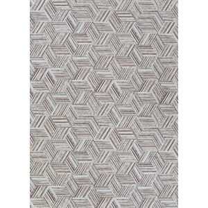 Prairie Geo Mosaic Grey Blush Area Rug