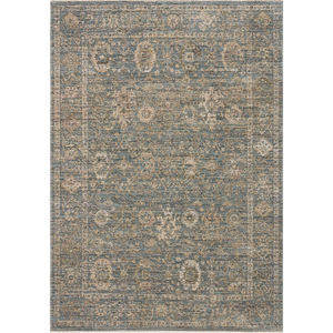 Priscilla PRL-03 Blue/Sand Area Rug