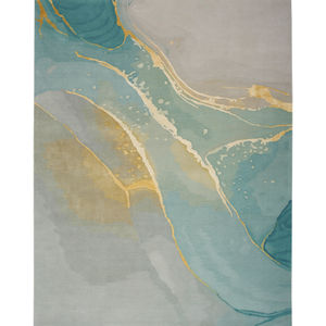 Prismatic PRS27 Grey/Seafoam Area Rug