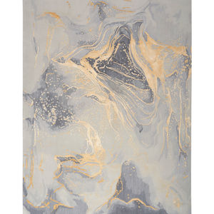 Prismatic PRS28 Grey/Gold Area Rug