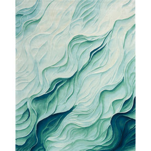 Prismatic PRS42 Silver Green Area Rug