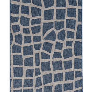 Provo 5763 Blue/Grey Bedrock Area Rug