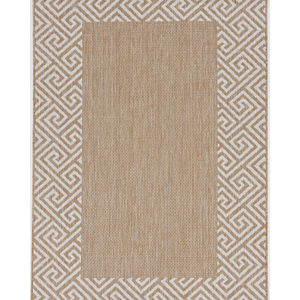 Provo 5766 Natural Greek Key Area Rug