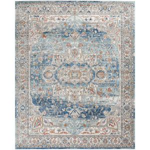 Quarry QUA11 Ivory Blue Area Rug