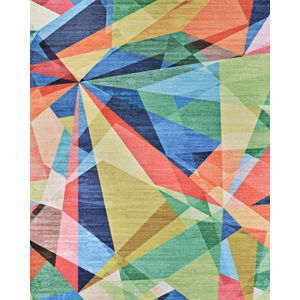 Rainbow Retro Multi Area Rug