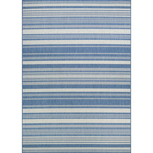 Recife Gazebo Stripe Champ/Blue Area Rug