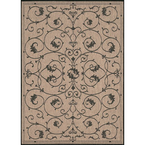 Recife Veranda Cocoa/Black Area Rug