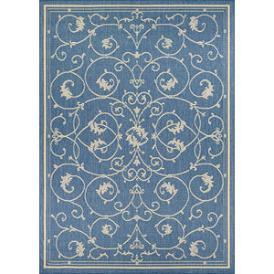 Recife Veranda Champagne/Blue Rug