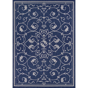 Recife Veranda Ivory/Indigo Area Rug