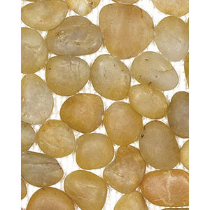 River Rock Amber Blend Stone Mosaic Tile