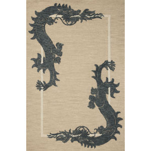 Romi RMI-01 Oatmeal/Midnight Area Rug